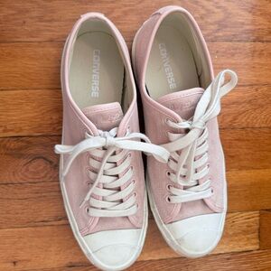 Converse JP Jack Purcell OX Dusk Pink Suede Shoes 157790C